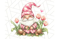 Summer Garden Gnomes Clipart PNG, Summer Country Gnomes Png Product Image 3