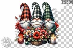 Christmas Gnome Sublimation - Clipart PNG Design Product Image 1