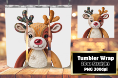 VIBRANT Design for 20oz Tumbler , Holiday Pets Product Image 1