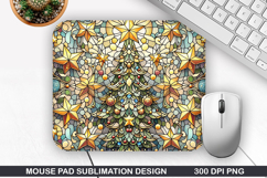 Christmas Tree Mouse Pad Sublimation,Christmas Mouse Pad PNG Product Image 1