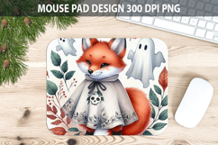 Watercolor Fox Mouse Pad Sublimation - Animal PNG Product Image 1