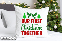 Our First Christmas Together SVG - Romantic Holiday Design Product Image 5