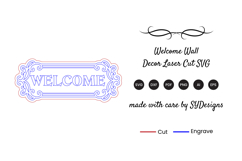 Welcome Sign Lasercut Product Image 2