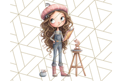 Cute Career Clipart Watercolor Professions Clip Art for Kids Product Image 3