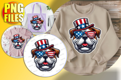 Vibrant TOTE BAG Art Ideas PNG, American Dog Product Image 1