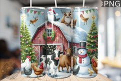 Farm Animals Tumbler Wrap - Christmas Tumbler Design Product Image 1