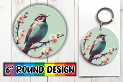 Unique Round Designs for Gifts PNG, Birds Product Image 1