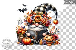 Halloween Gnome Sublimation - Clipart PNG Design Product Image 1
