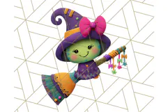 Colorful Halloween Clipart PNG, Cute Kids & Candy Clip Art Product Image 3