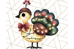 Safari Christmas PNG Clipart, Cute Jungle Animal Art Product Image 3