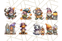 52 Spooky Gnome Village Clipart PNG Halloween Png Product Image 3
