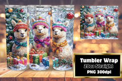 LUXE 20oz Tumbler Graphic for Sublimation , Cute Xmas Product Image 1