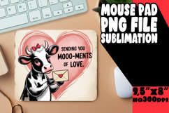 UNIQUE MOUSE PAD GIFT MAGIC, Cute Cow Product Image 1