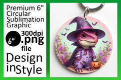 Bright Circle Design for Coasters , Halloween Dino Product Image 1