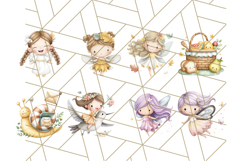 Whimsical Fairy Village Clipart PNG for Kids, Fairytales Png Product Image 3