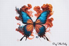 Smoke Butterflies Clipart PNG Product Image 1