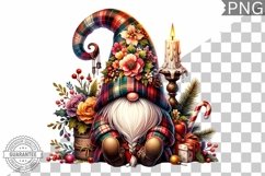 Christmas Gnome Sublimation - Clipart PNG Design Product Image 1