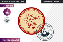 Vintage Valentine Day Labels and Romantic Heart Tags Product Image 1