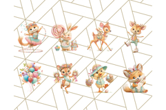 52 Tiny Carnival Friends Clipart PNG, Animal Fair Festival Product Image 3