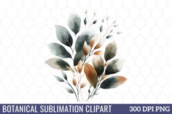 Botanical Sublimation Clipart Product Image 1