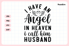 Heartfelt Memorial Quote SVG | I Call Him Husband Product Image 3