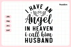 Heartfelt Memorial Quote SVG | I Call Him Husband Product Image 3