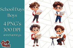 Boy Teacher Clipart PNG, Cute Male Teacher Illustration Product Image 1