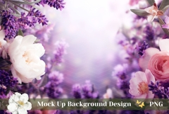 Flowers Background, Nature Background, Lilac Background Product Image 1