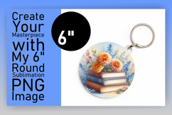 Cute Round Design Car Coaster PNG , Books Product Image 1