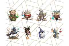 Forest Alchemist Animals Clipart PNG, Fall Animal Png Product Image 7
