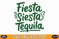 Fiesta Siesta Tequila SVG | Quotes | SVG Cut files Product Image 1