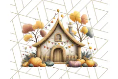 Cottagecore Halloween Clipart Cozy PNG, Autumn Fall Png Product Image 3