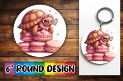 Enchanted Circle Keychain, Turtle Product Image 1