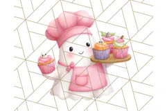 Haunted Sweet Shoppe PNG Clipart, Pastel Halloween Bakery Product Image 3