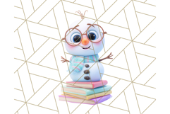 Adorable Snowman Character PNG Clipart Product Image 3