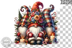 Christmas Gnome Sublimation - Clipart PNG Design Product Image 1