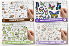 Easter &amp; Spring Stickers Huge Bundle Product Image 2