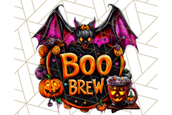 Spooky Café Cuties Halloween PNG Clipart, Holiday Elements Product Image 3