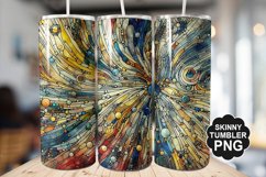 Stained On Stained Glass Tumbler Warp - Tumbler Design Product Image 1