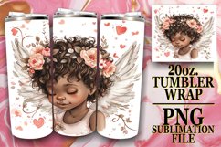 Elegance of Valentine&#039;s Tumbler Wraps Product Image 1
