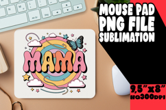 CHEERFUL desk mat Fun Sublimation, Mama Product Image 1