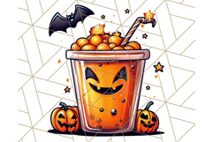Monster Café Halloween PNG Clipart, Coffee Holiday Clip Art Product Image 3