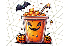 Monster Café Halloween PNG Clipart, Coffee Holiday Clip Art Product Image 3