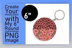 Bright Round Design for Car Coasters , Leopard Print Product Image 1