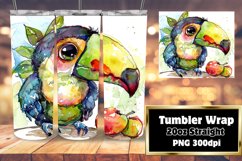 Whimsical Animal Extravaganza Tumbler Wrap - 20oz Product Image 1