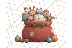 Santa Claus Clipart, North Pole Holiday PNG Graphics Product Image 3