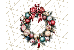 Vintage Glamorous Christmas Party Clipart PNG, Holiday Png Product Image 3