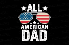 All American Dad Svg | 4th of July Svg | Svg Cut File Product Image 1