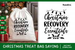 Christmas Treat Bag Quote SVG | Christmas Recovery Essential Product Image 1