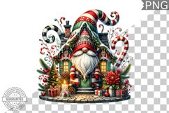 Christmas Gnome Sublimation - Clipart PNG Design Product Image 1